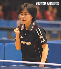 石川佳純(ミキハウスJSC)初戦突破