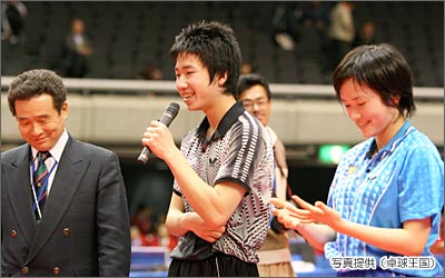優勝インタビュー