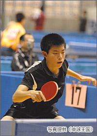 1回戦を突破した矢野(近見中)
